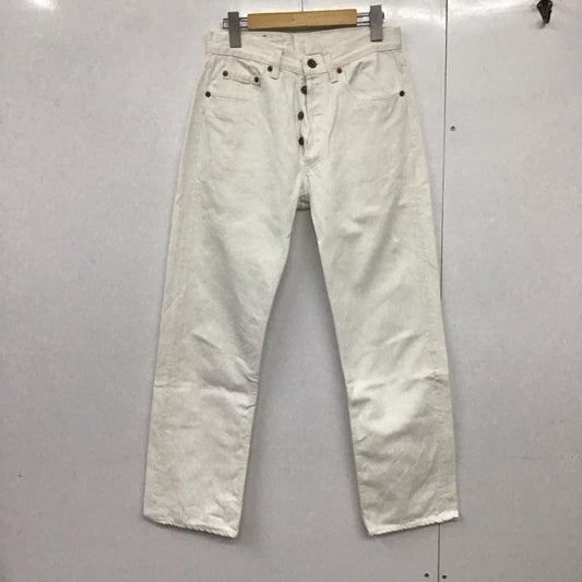 リーバイストラウスアンドコー Levi Strauss & co. パンツ デニム、ジーンズ デニムパンツ スリムパンツ カジュアルパンツ 80s usa 無地 白 / ホワイト /  メンズ USED 古着 中古 10140884