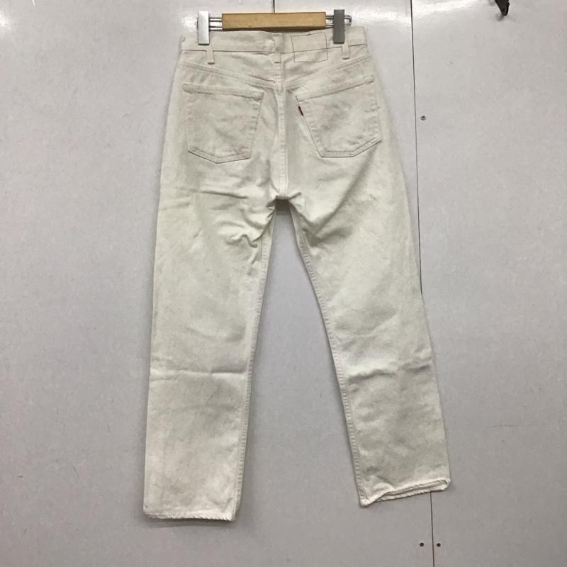 リーバイストラウスアンドコー Levi Strauss & co. パンツ デニム、ジーンズ デニムパンツ スリムパンツ カジュアルパンツ 80s usa 無地 白 / ホワイト /  メンズ USED 古着 中古 10140884