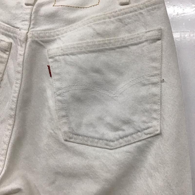 リーバイストラウスアンドコー Levi Strauss & co. パンツ デニム、ジーンズ デニムパンツ スリムパンツ カジュアルパンツ 80s usa 無地 白 / ホワイト /  メンズ USED 古着 中古 10140884