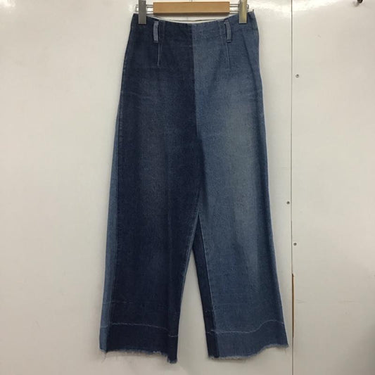 アダムエロペ ADAM ET ROPE  パンツ デニム、ジーンズ 無地 インディゴ / インディゴ / X 水色 / ライトブルー /  レディース USED 古着 中古 10140886