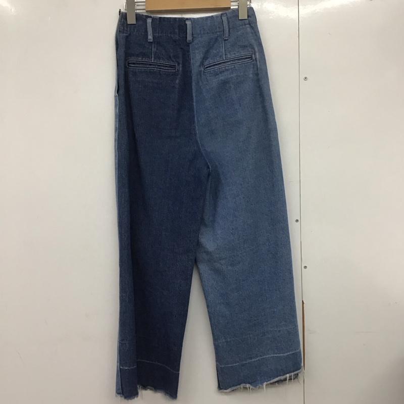 アダムエロペ ADAM ET ROPE  パンツ デニム、ジーンズ 無地 インディゴ / インディゴ / X 水色 / ライトブルー /  レディース USED 古着 中古 10140886
