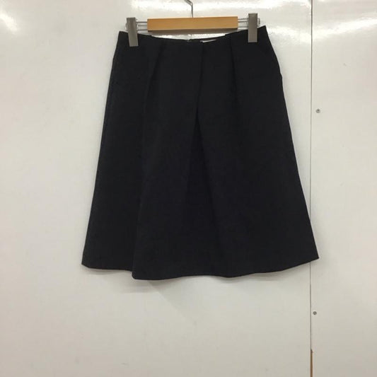 ボールジィ BALLSEY スカート ひざ丈スカート 34 無地 黒 / ブラック /  レディース USED 古着 中古 10140887