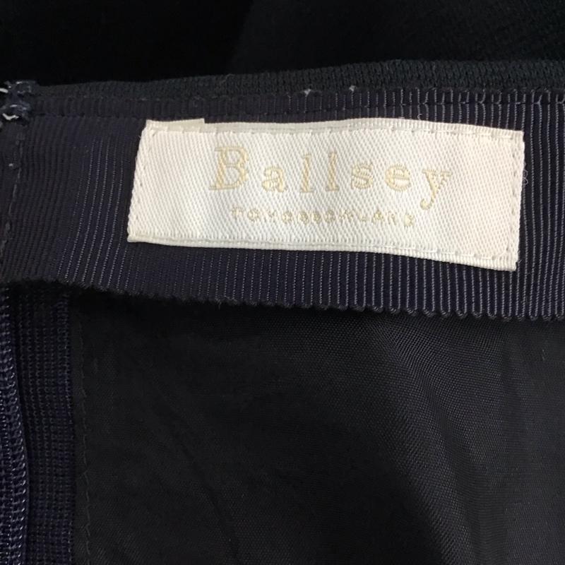 ボールジィ BALLSEY スカート ひざ丈スカート 34 無地 黒 / ブラック /  レディース USED 古着 中古 10140887