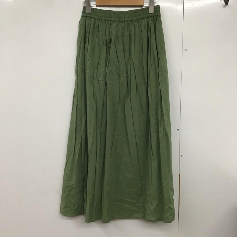 サニーレーベル Sonny Label スカート ロングスカート LA85-25F305 コットンレーヨンギャザーマキシスカート FREE 無地 カーキ / カーキ /  レディース USED 古着 中古 10140900