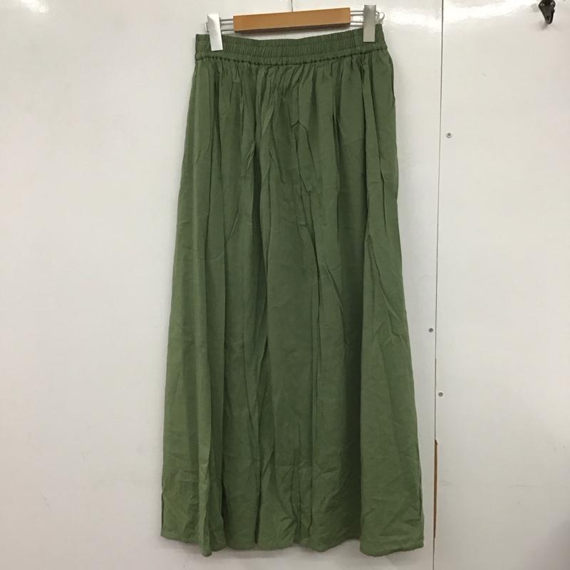 サニーレーベル Sonny Label スカート ロングスカート LA85-25F305 コットンレーヨンギャザーマキシスカート FREE 無地 カーキ / カーキ /  レディース USED 古着 中古 10140900