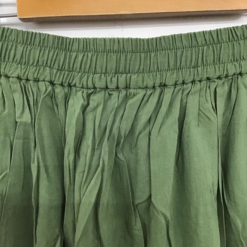 サニーレーベル Sonny Label スカート ロングスカート LA85-25F305 コットンレーヨンギャザーマキシスカート FREE 無地 カーキ / カーキ /  レディース USED 古着 中古 10140900