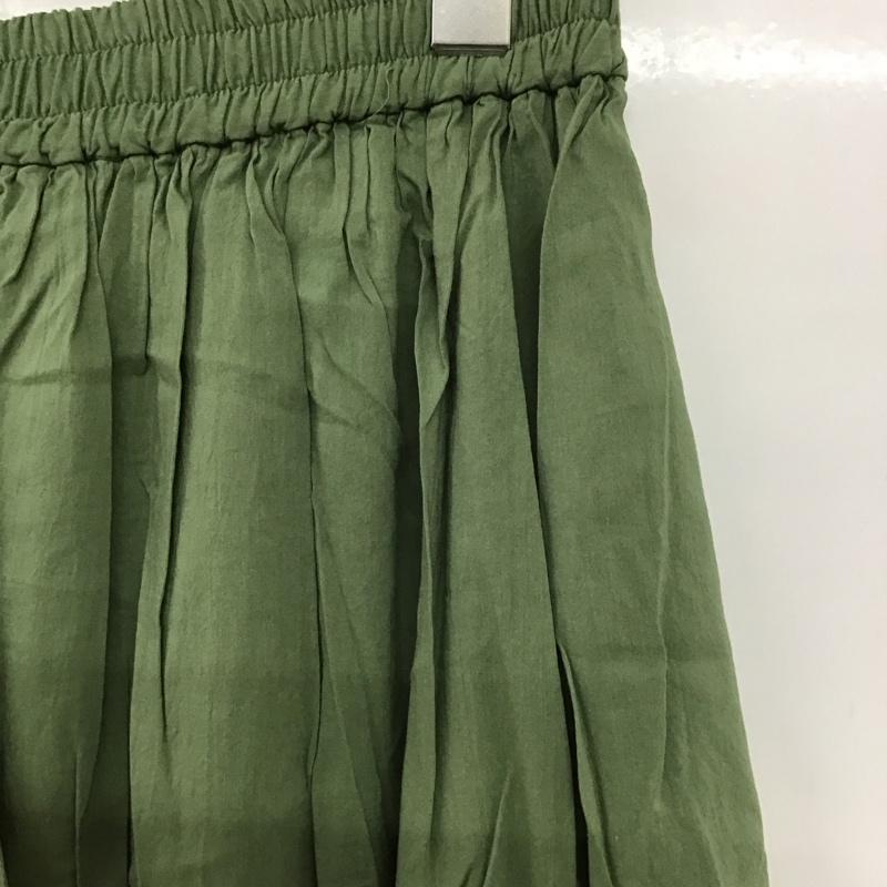 サニーレーベル Sonny Label スカート ロングスカート LA85-25F305 コットンレーヨンギャザーマキシスカート FREE 無地 カーキ / カーキ /  レディース USED 古着 中古 10140900