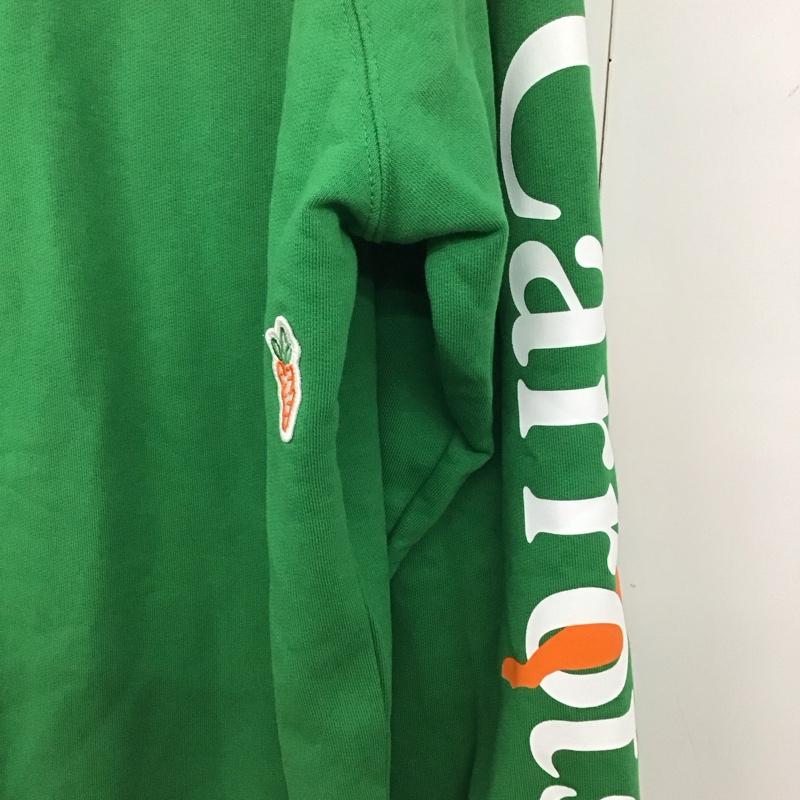 プーマ PUMA パーカー 長袖 長袖パーカー プルオーバーパーカー スウェット M 無地 白 / ホワイト / X 緑 / グリーン /  メンズ USED 古着 中古 10140912