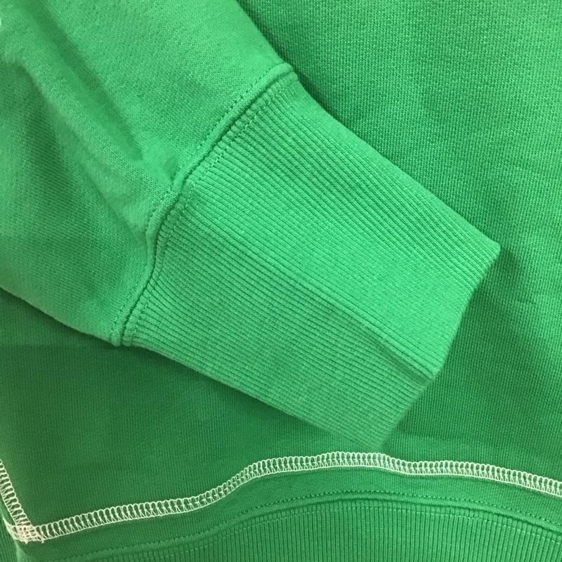 プーマ PUMA パーカー 長袖 長袖パーカー プルオーバーパーカー スウェット M 無地 白 / ホワイト / X 緑 / グリーン /  メンズ USED 古着 中古 10140912
