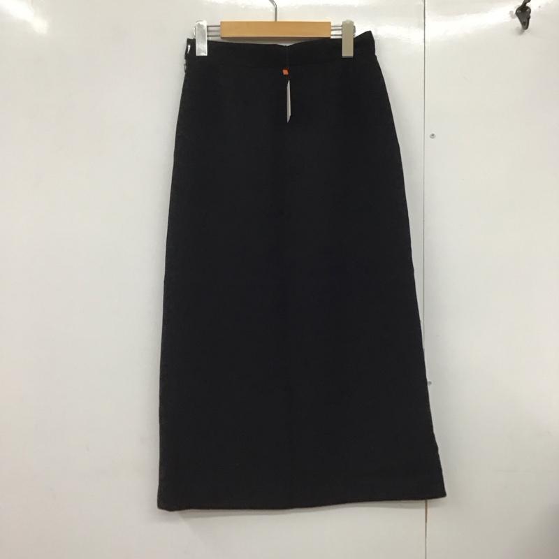 スライ SLY スカート ロングスカート 030CAH31-4390 FRONT SLIT SK 2 無地 黒 / ブラック /  レディース USED 古着 中古 10140913