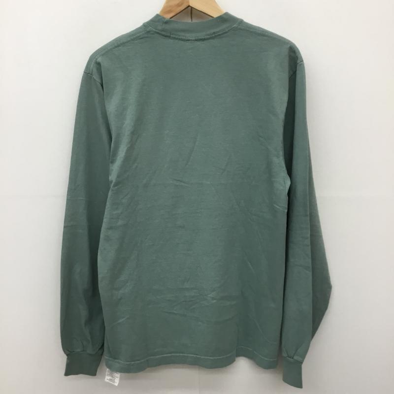 ユニオン UNION カットソー 長袖 1 ロゴ、文字 緑 / グリーン /  メンズ USED 古着 中古 10140936