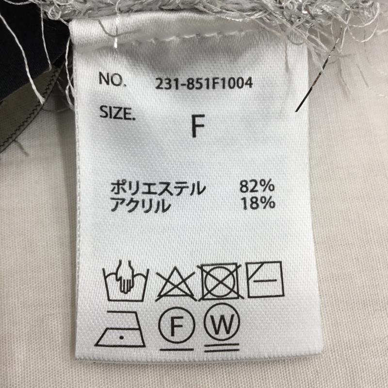 ブージュルード Bou Jeloud ニット、セーター 長袖 FREE 無地 灰 / グレー /  レディース USED 古着 中古 10140943