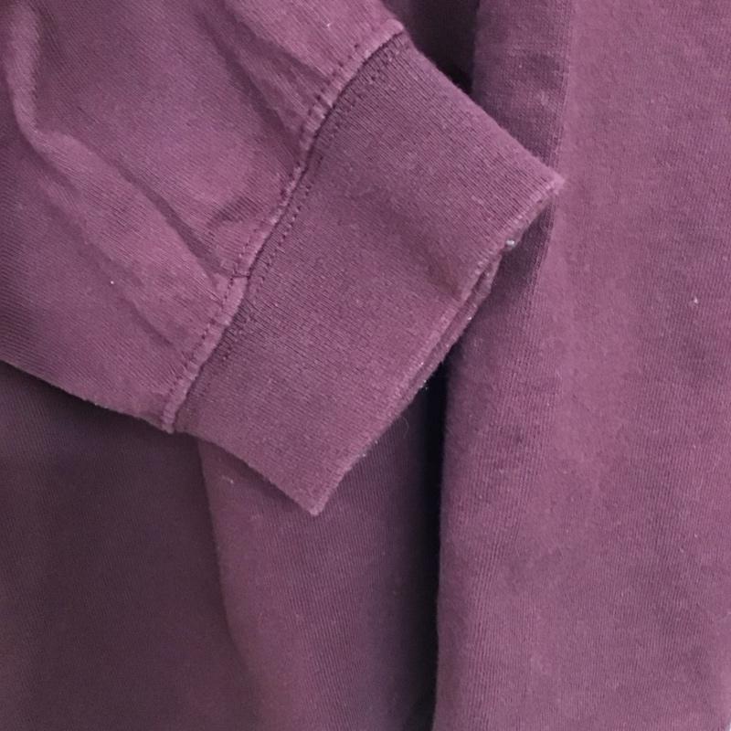 カンタベリー CANTERBURY カットソー 長袖 長袖カットソー プリントカットソー クルーネック ロゴ XL ロゴ、文字 えんじ / ワインレッド /  メンズ USED 古着 中古 10140963