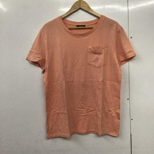 アーペーセー A.P.C. Tシャツ 半袖 半袖カットソー プリントTシャツ クルーネックカットソー 無地 橙 / オレンジ /  メンズ USED 古着 中古 10140968