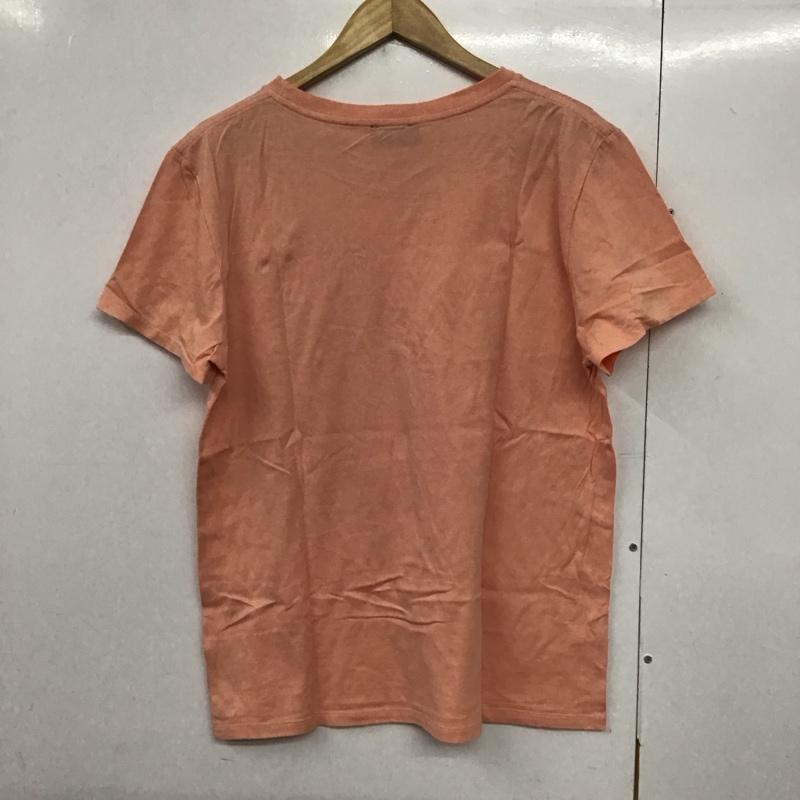 アーペーセー A.P.C. Tシャツ 半袖 半袖カットソー プリントTシャツ クルーネックカットソー 無地 橙 / オレンジ /  メンズ USED 古着 中古 10140968