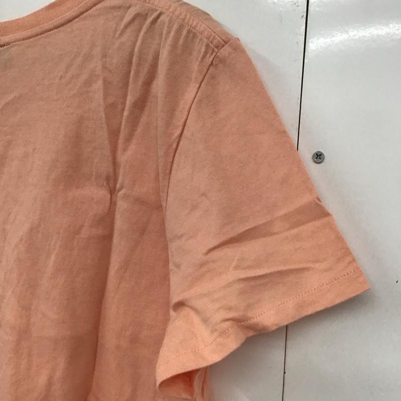 アーペーセー A.P.C. Tシャツ 半袖 半袖カットソー プリントTシャツ クルーネックカットソー 無地 橙 / オレンジ /  メンズ USED 古着 中古 10140968
