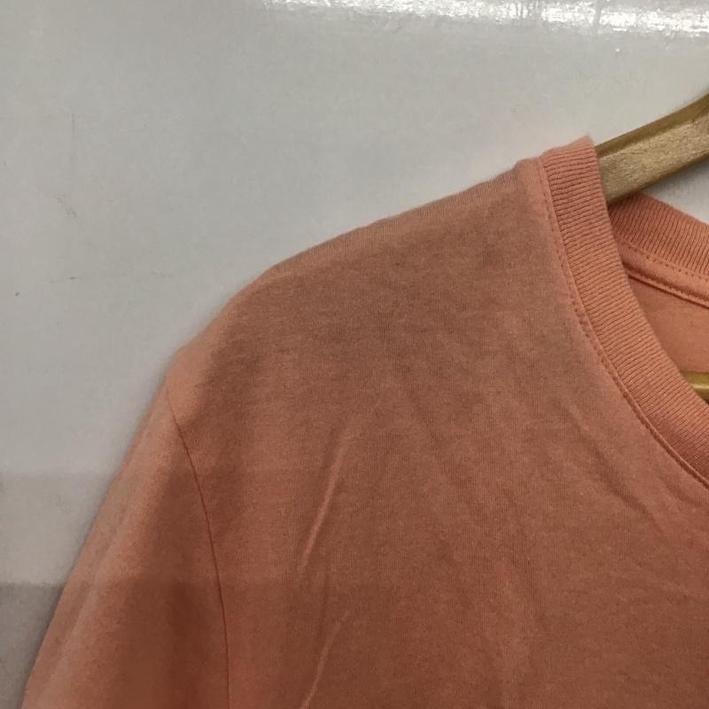 アーペーセー A.P.C. Tシャツ 半袖 半袖カットソー プリントTシャツ クルーネックカットソー 無地 橙 / オレンジ /  メンズ USED 古着 中古 10140968