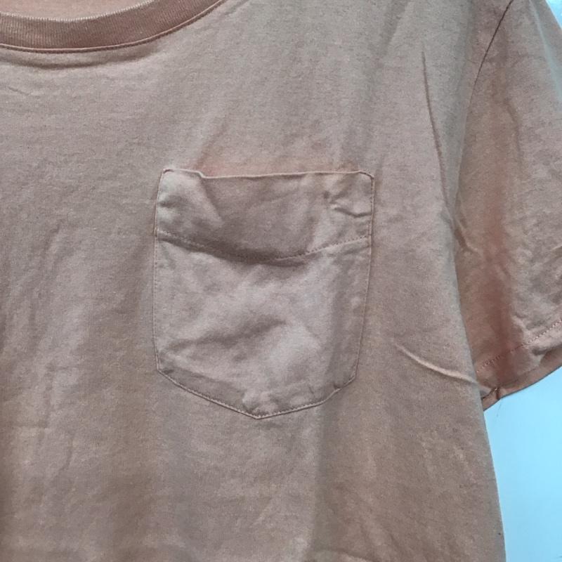 アーペーセー A.P.C. Tシャツ 半袖 半袖カットソー プリントTシャツ クルーネックカットソー 無地 橙 / オレンジ /  メンズ USED 古着 中古 10140968
