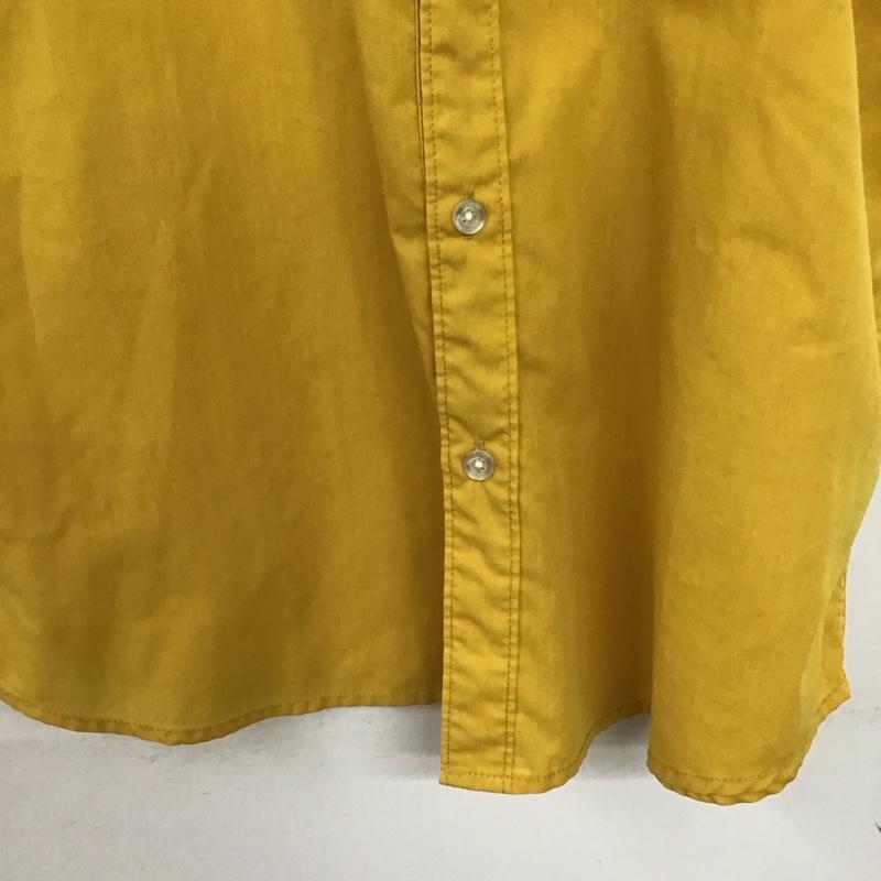 ボルコム VOLCOM シャツ、ブラウス 半袖 半袖シャツ 無地シャツ ポケットシャツ M ロゴ、文字 黄 / イエロー /  メンズ USED 古着 中古 10140971