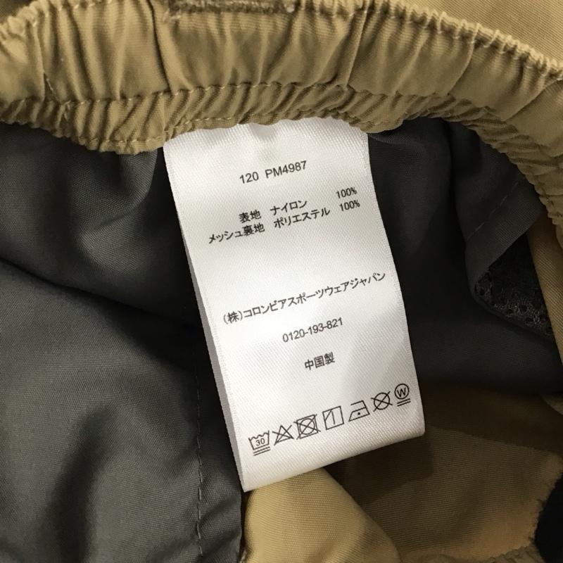 コロンビア Columbia パンツ ショートパンツ 120 pm4987 カッシュマンIIショート ハーフパンツ XL ロゴ、文字 ベージュ / ベージュ /  メンズ USED 古着 中古 10140999
