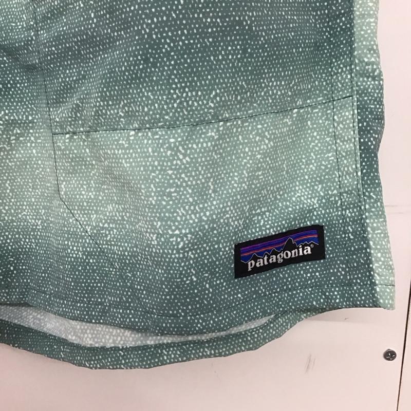 パタゴニア patagonia パンツ ショートパンツ ショートパンツ ハーフパンツ カジュアルパンツ S プリント 緑 / グリーン /  メンズ USED 古着 中古 10141000