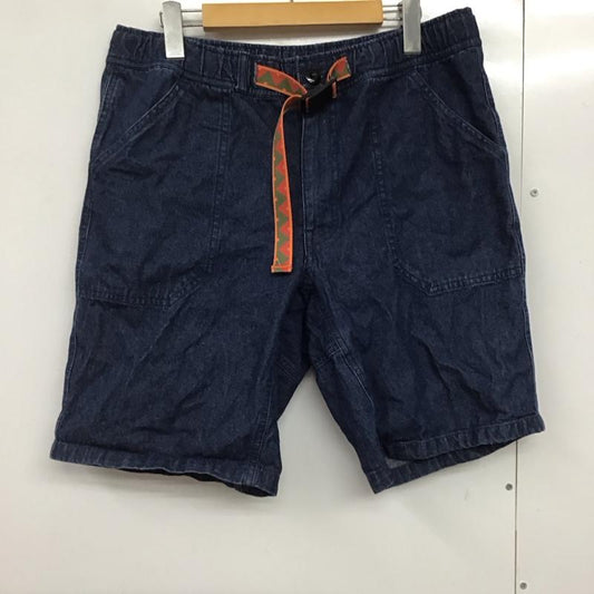 チャムス CHUMS パンツ ショートパンツ ショートパンツ ハーフパンツ カジュアルパンツ デニムパンツ L ロゴ、文字 インディゴ / インディゴ /  メンズ USED 古着 中古 10141001