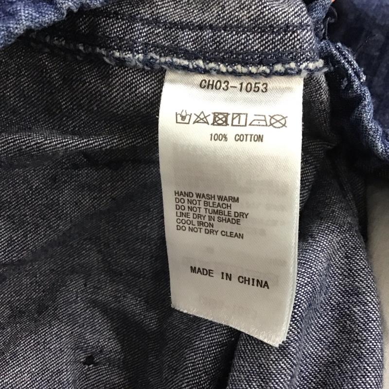 チャムス CHUMS パンツ ショートパンツ ショートパンツ ハーフパンツ カジュアルパンツ デニムパンツ L ロゴ、文字 インディゴ / インディゴ /  メンズ USED 古着 中古 10141001