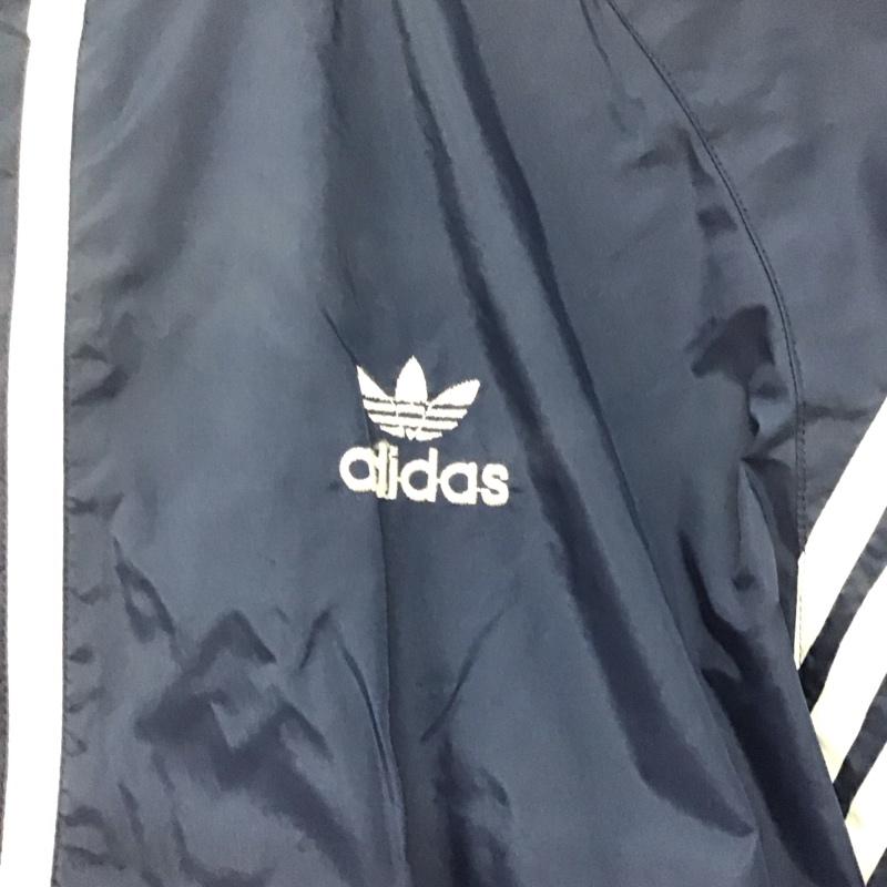 アディダス adidas ジャケット、上着 ジャンパー、ブルゾン ジップアップジャケット ナイロンジャケット アウター 80s 90s デサント L ロゴ、文字 紺 / ネイビー /  メンズ USED 古着 中古 10141015