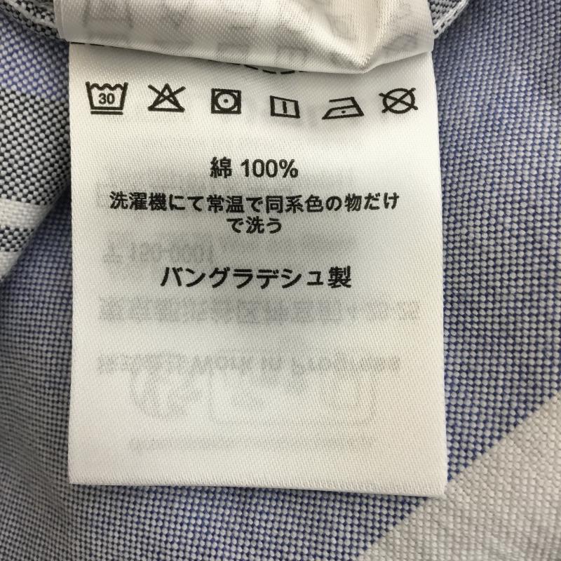 カーハートダブリューアイピー Carhartt WIP シャツ、ブラウス 長袖 L/S DWYER SHIRT XL ストライプ 白 / ホワイト / X 水色 / ライトブルー /  メンズ USED 古着 中古 10141055