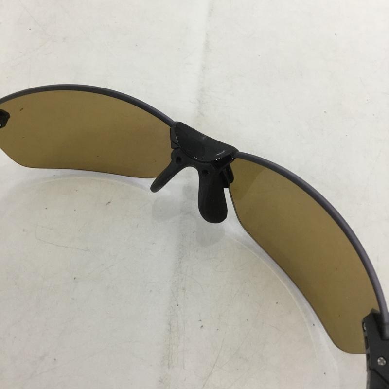 スワンズ Swans めがね・サングラス サングラス SALF-0065 偏光レンズモデル スポーツサングラス 箱有 ロゴ、文字 黒 / ブラック / X 茶 / ブラウン /  メンズ USED 古着 中古 10141074