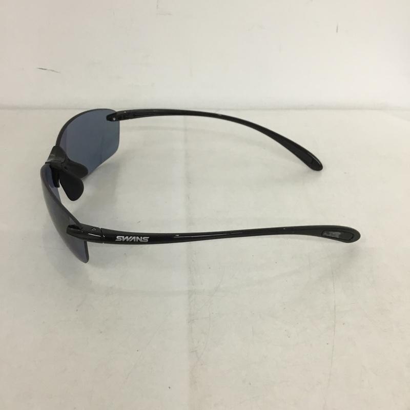 スワンズ Swans めがね・サングラス サングラス SALF-0067 ULTRA LENS for GOLFモデル 箱有 ロゴ、文字 黒 / ブラック / X 青 / ブルー /  メンズ USED 古着 中古 10141076