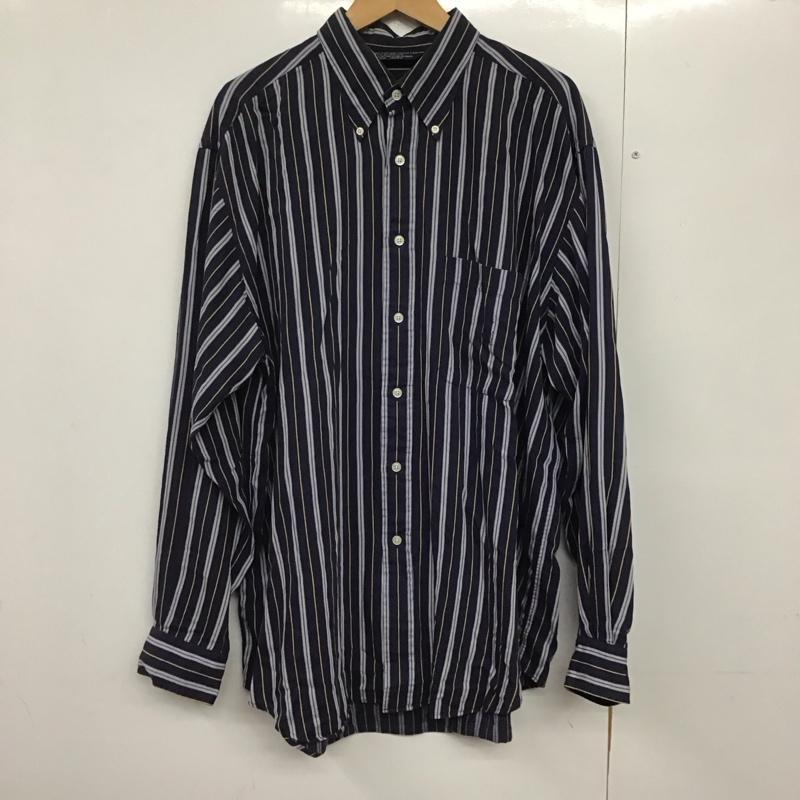 ノーティカ NAUTICA シャツ、ブラウス 長袖 L ストライプ マルチカラー / マルチカラー /  メンズ USED 古着 中古 10141107