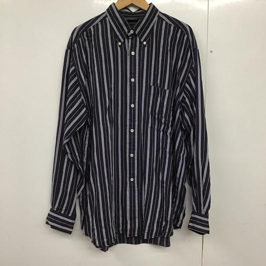 ノーティカ NAUTICA シャツ、ブラウス 長袖 L ストライプ マルチカラー / マルチカラー /  メンズ USED 古着 中古 10141107