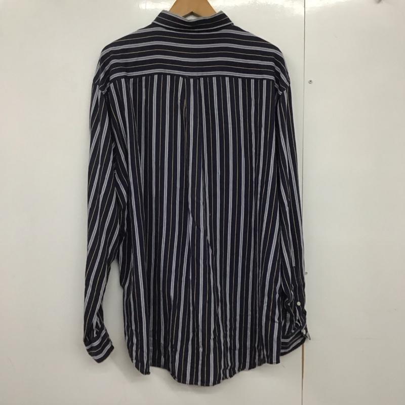 ノーティカ NAUTICA シャツ、ブラウス 長袖 L ストライプ マルチカラー / マルチカラー /  メンズ USED 古着 中古 10141107