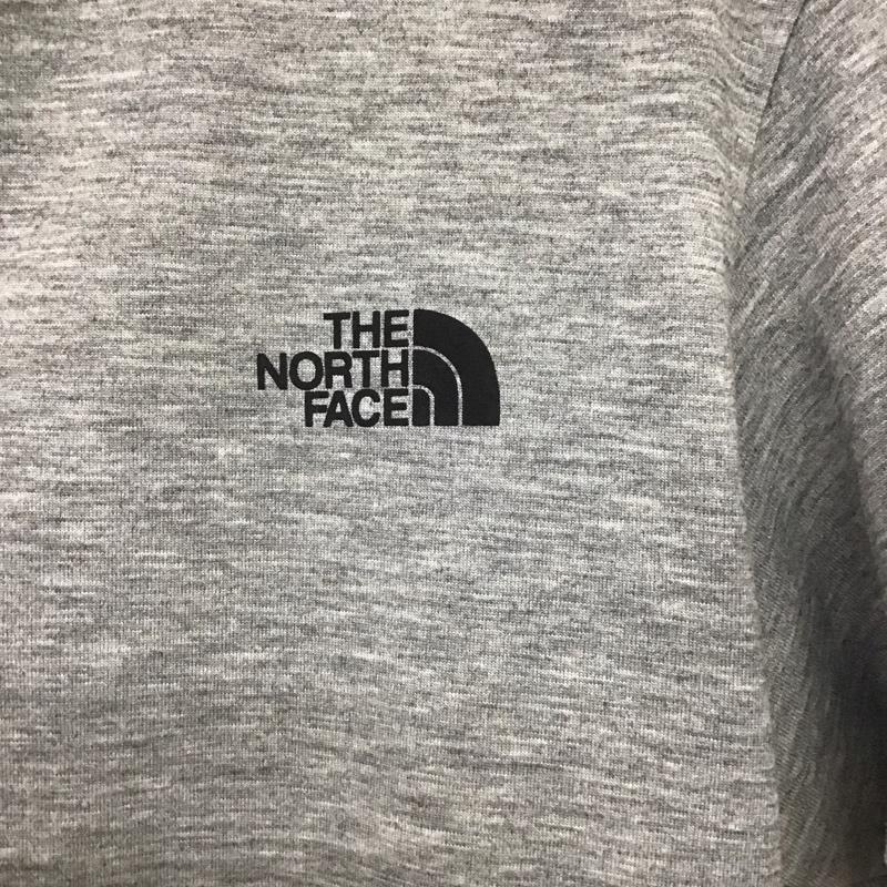 ザノースフェイス THE NORTH FACE Tシャツ 半袖 NT32084 S/S Carabiner Tee S ロゴ、文字 X プリント 灰 / グレー /  メンズ USED 古着 中古 10141111