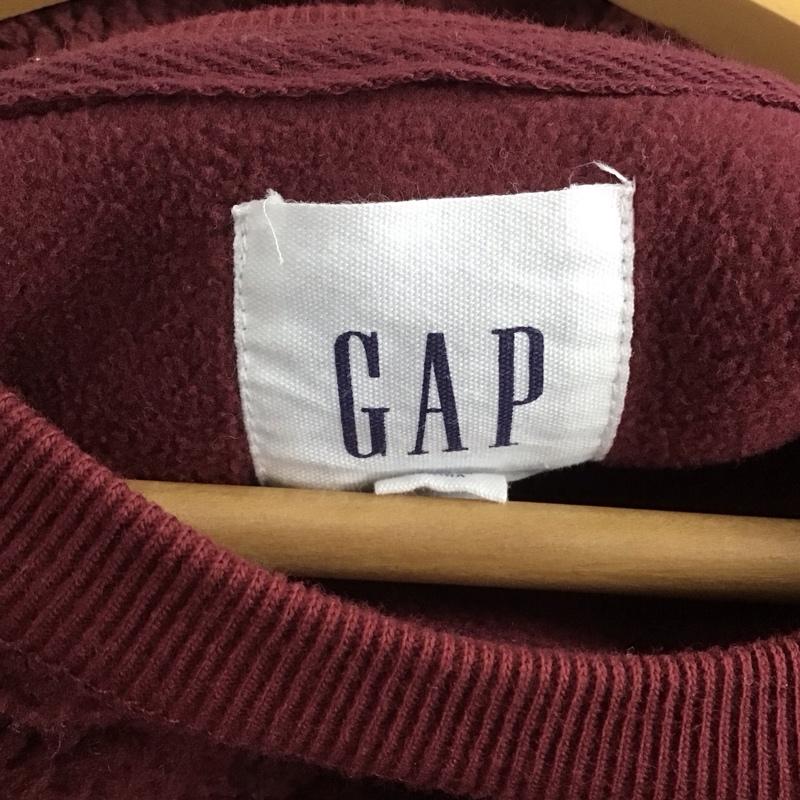 ギャップ GAP トレーナー 長袖 フリース ボア XL 無地 えんじ / ワインレッド /  メンズ USED 古着 中古 10141131