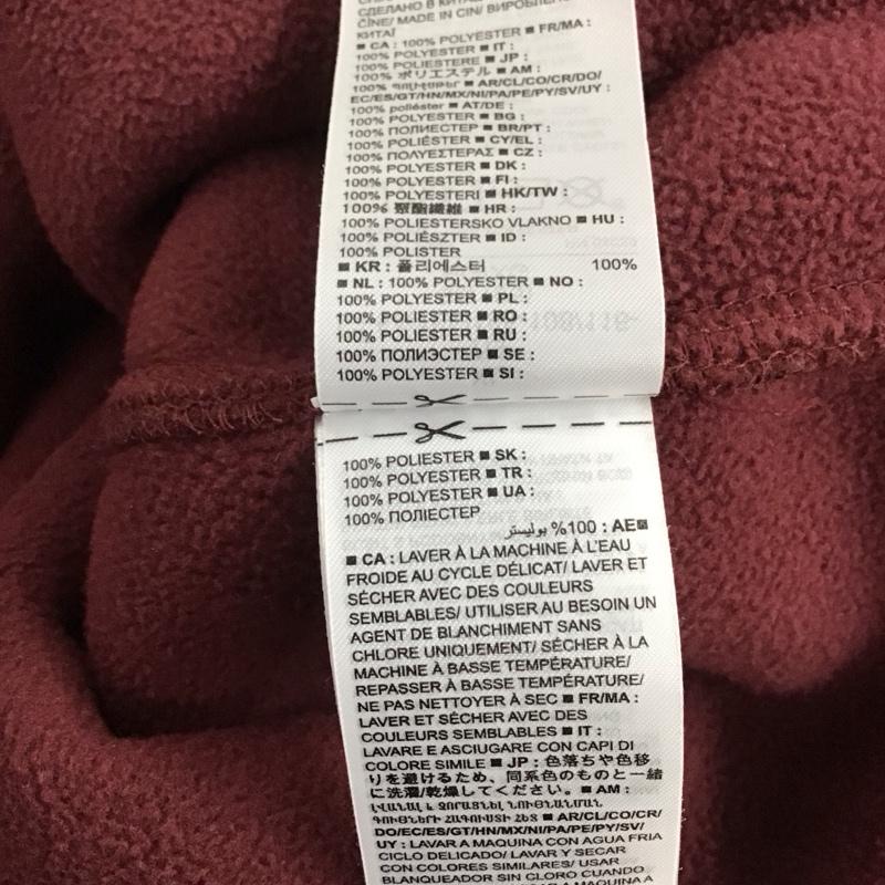 ギャップ GAP トレーナー 長袖 フリース ボア XL 無地 えんじ / ワインレッド /  メンズ USED 古着 中古 10141131