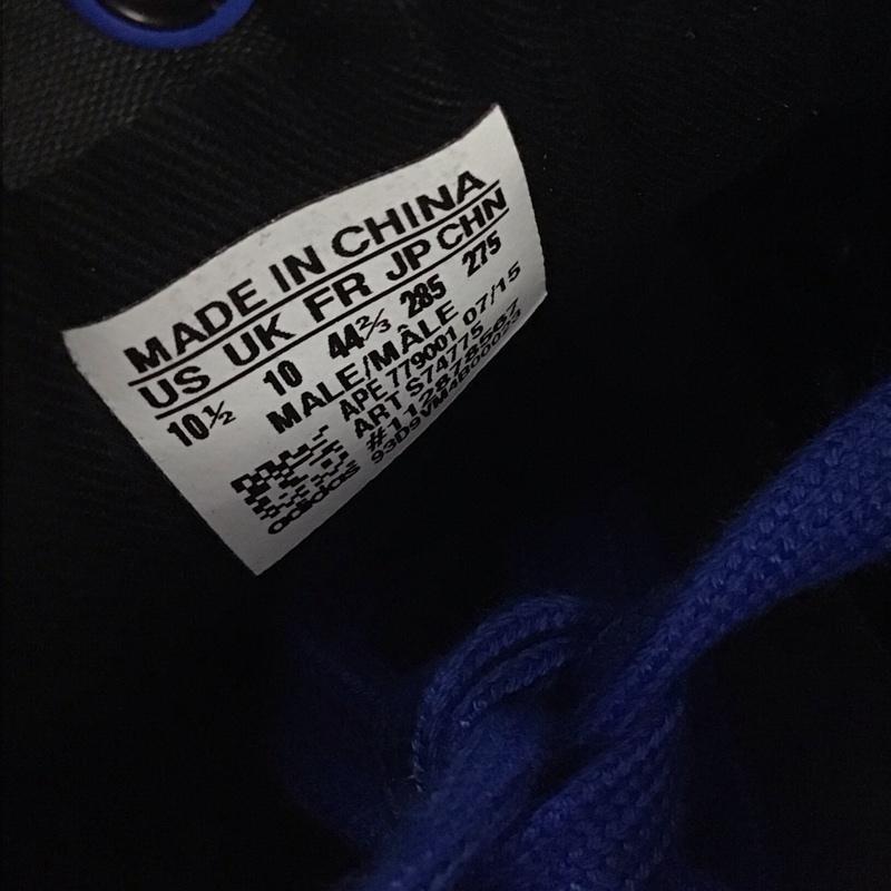 アディダス adidas スニーカー スニーカー S74775 スーパースター 80V UNDFTD BAPE 28.5cm ロゴ、文字 青 / ブルー /  メンズ USED 古着 中古 10141144