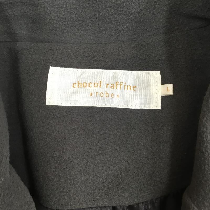 ショコラ フィネ ローブ chocol raffine robe コート コート一般 L 無地 チャコールグレー / チャコールグレー /  レディース USED 古着 中古 10141154