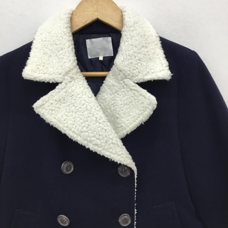 エヘカソポ ehka sopo コート コート一般 M 無地 紺 / ネイビー /  レディース USED 古着 中古 10141156