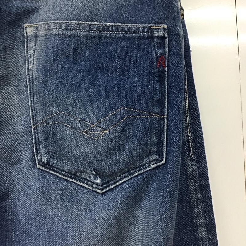 リプレイ REPLAY パンツ デニム、ジーンズ 28インチ 無地 水色 / ライトブルー /  メンズ USED 古着 中古 10141169
