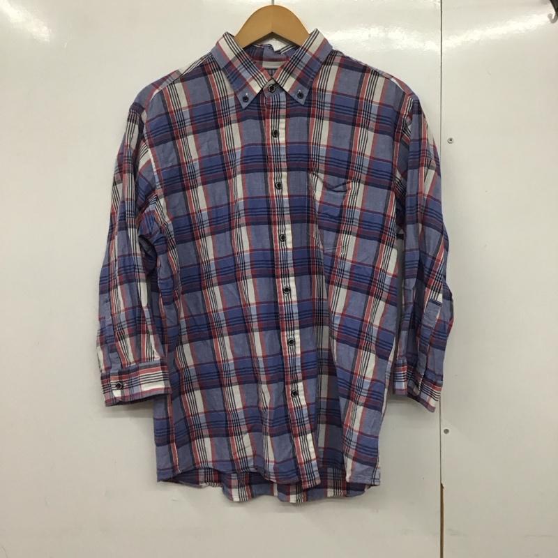 エディーバウアー Eddie Bauer シャツ、ブラウス 長袖 ボタンダウンシャツ M チェック マルチカラー / マルチカラー /  メンズ USED 古着 中古 10141176