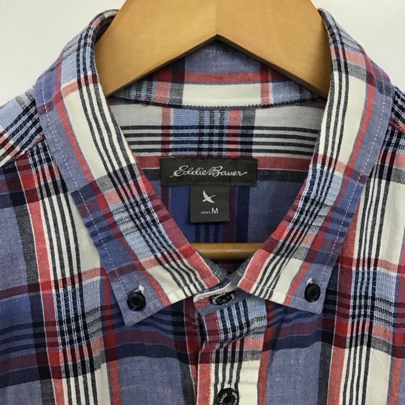 エディーバウアー Eddie Bauer シャツ、ブラウス 長袖 ボタンダウンシャツ M チェック マルチカラー / マルチカラー /  メンズ USED 古着 中古 10141176