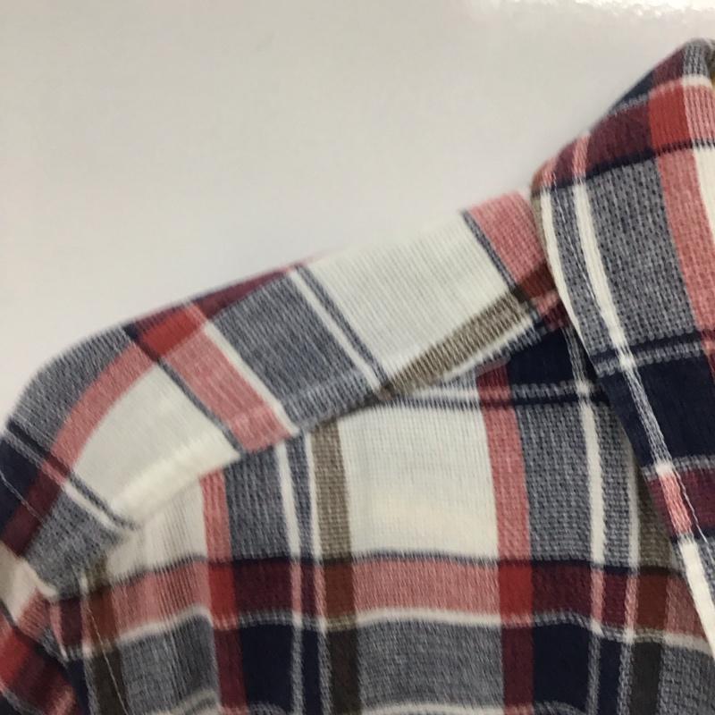 エディーバウアー Eddie Bauer シャツ、ブラウス 七分袖 M チェック マルチカラー / マルチカラー /  メンズ USED 古着 中古 10141177