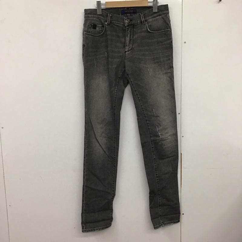 トラサルディ TRUSSARDI パンツ デニム、ジーンズ 30インチ 無地 チャコールグレー / チャコールグレー /  レディース USED 古着 中古 10141186