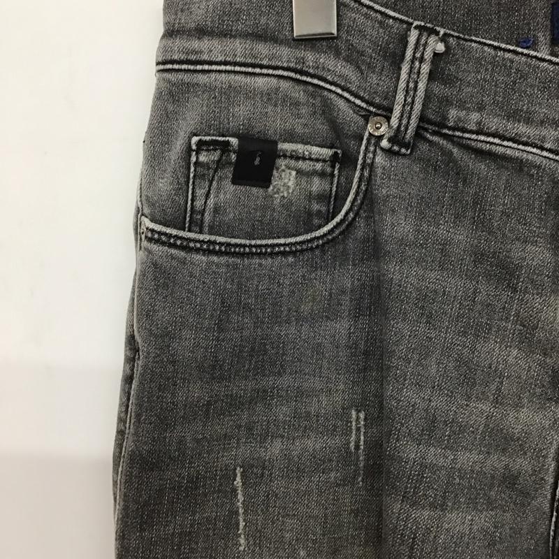 トラサルディ TRUSSARDI パンツ デニム、ジーンズ 30インチ 無地 チャコールグレー / チャコールグレー /  レディース USED 古着 中古 10141186