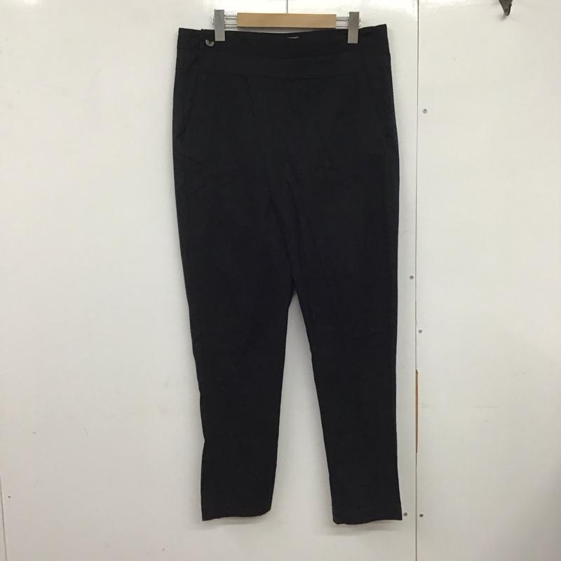 エン アヴァンス EN AVANCE パンツ スラックス 48 無地 黒 / ブラック /  メンズ USED 古着 中古 10141188