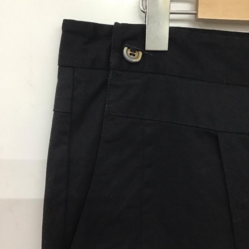エン アヴァンス EN AVANCE パンツ スラックス 48 無地 黒 / ブラック /  メンズ USED 古着 中古 10141188