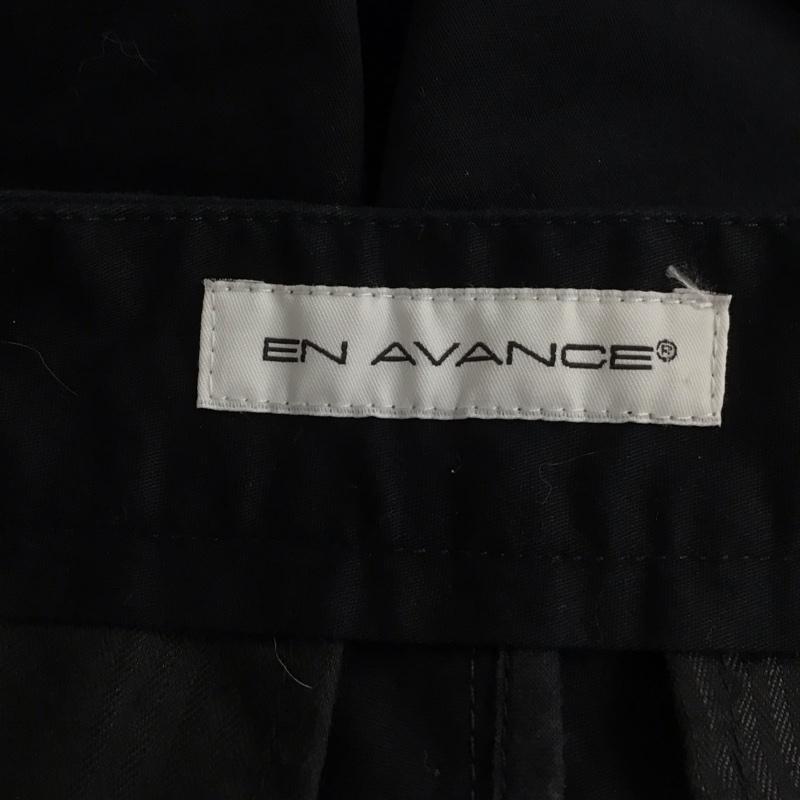 エン アヴァンス EN AVANCE パンツ スラックス 48 無地 黒 / ブラック /  メンズ USED 古着 中古 10141188