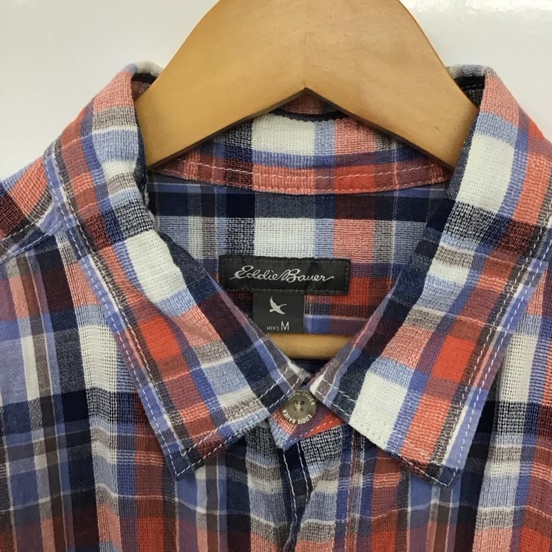 エディーバウアー Eddie Bauer シャツ、ブラウス 長袖 M チェック マルチカラー / マルチカラー /  メンズ USED 古着 中古 10141192